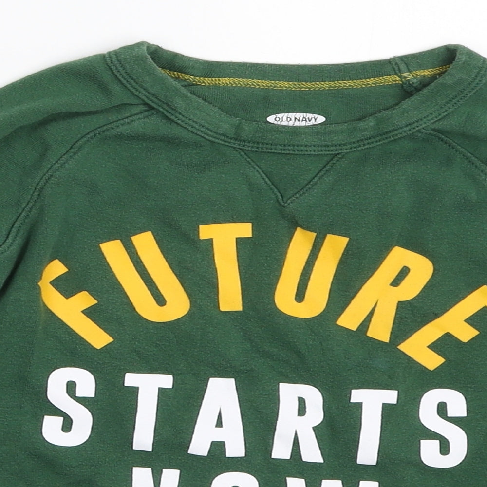 Old Navy Boys Green   Pullover Sweatshirt Size 4 Years