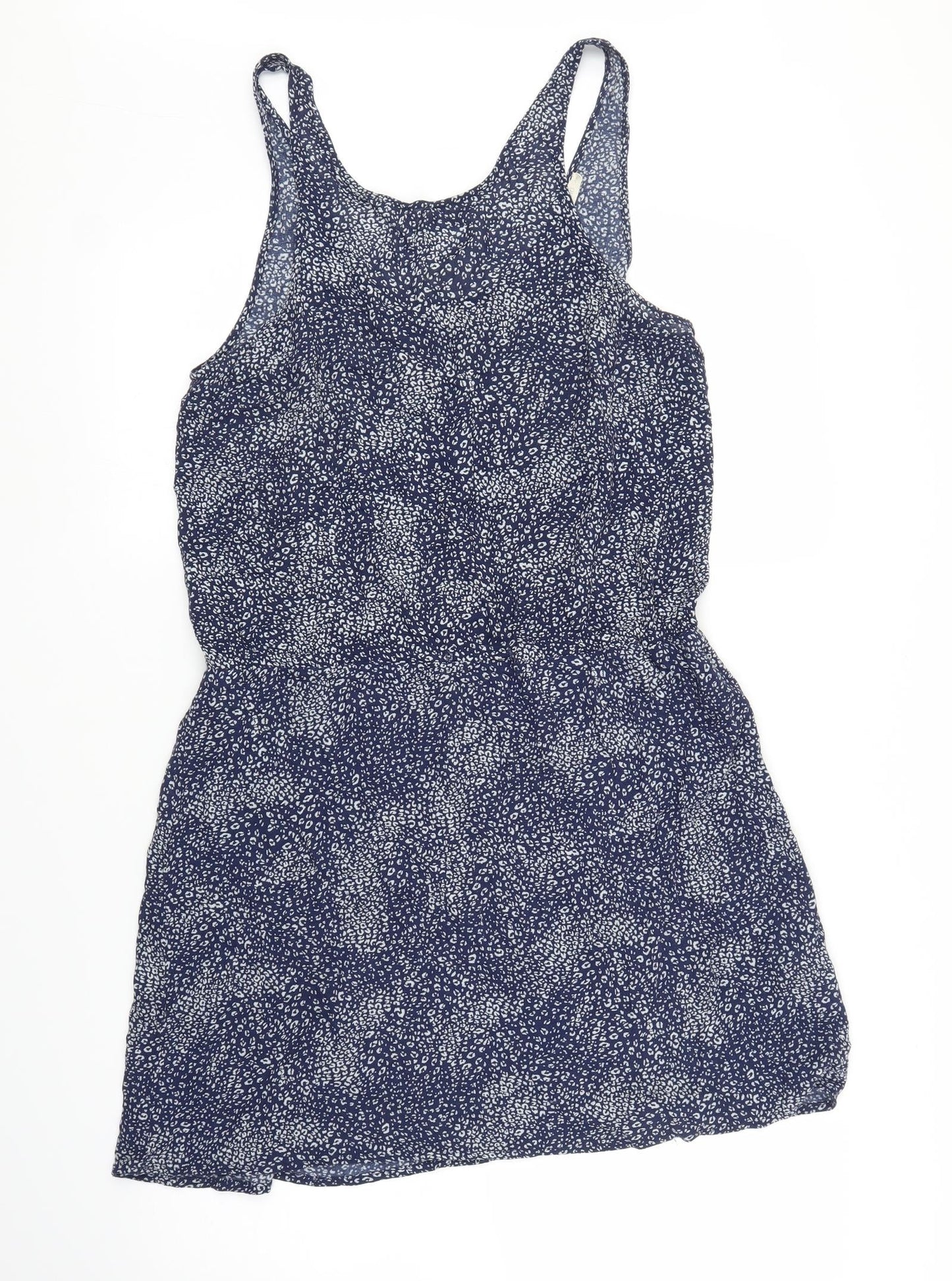 Oysho Womens Blue Floral  A-Line  Size L