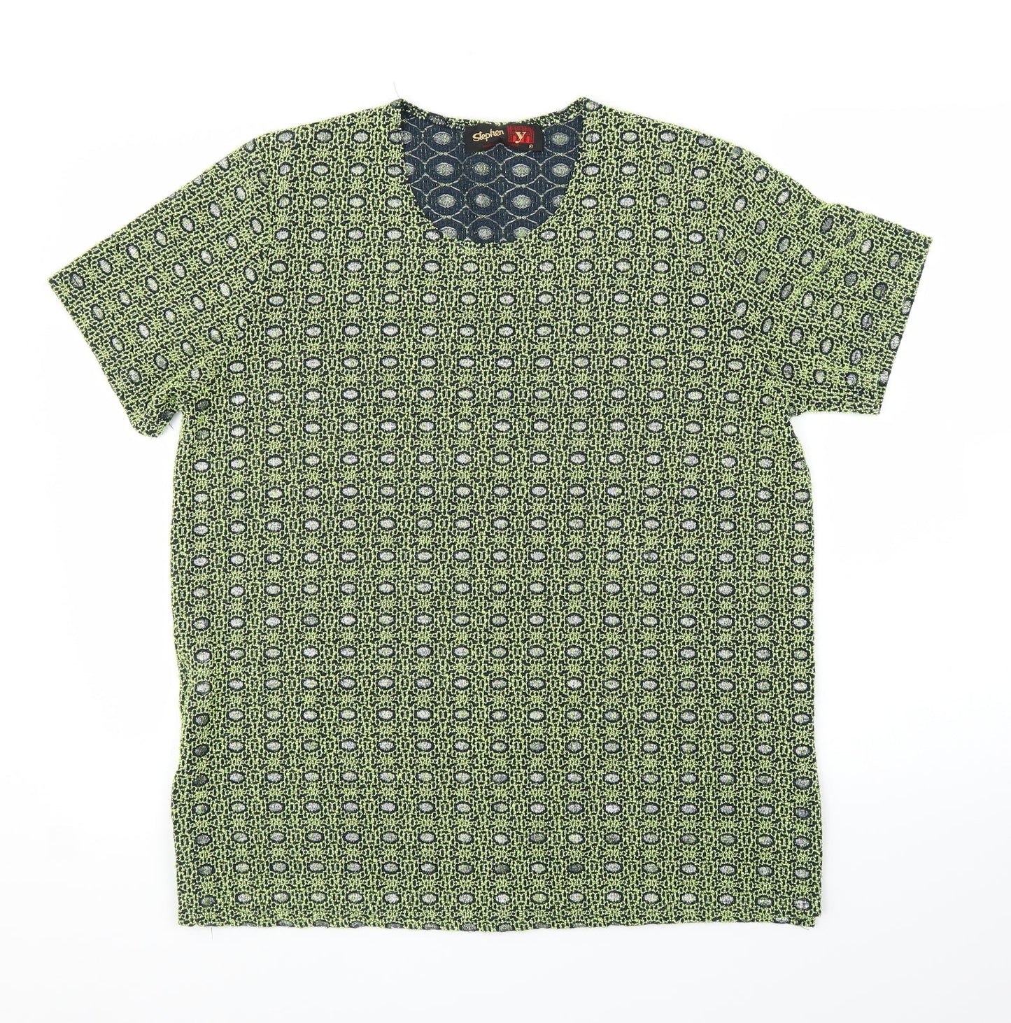 Stephen Womens Green   Basic T-Shirt Size M