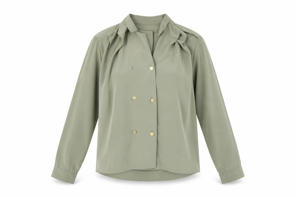 St Michael Womens Green Basic Blouse Size 14
