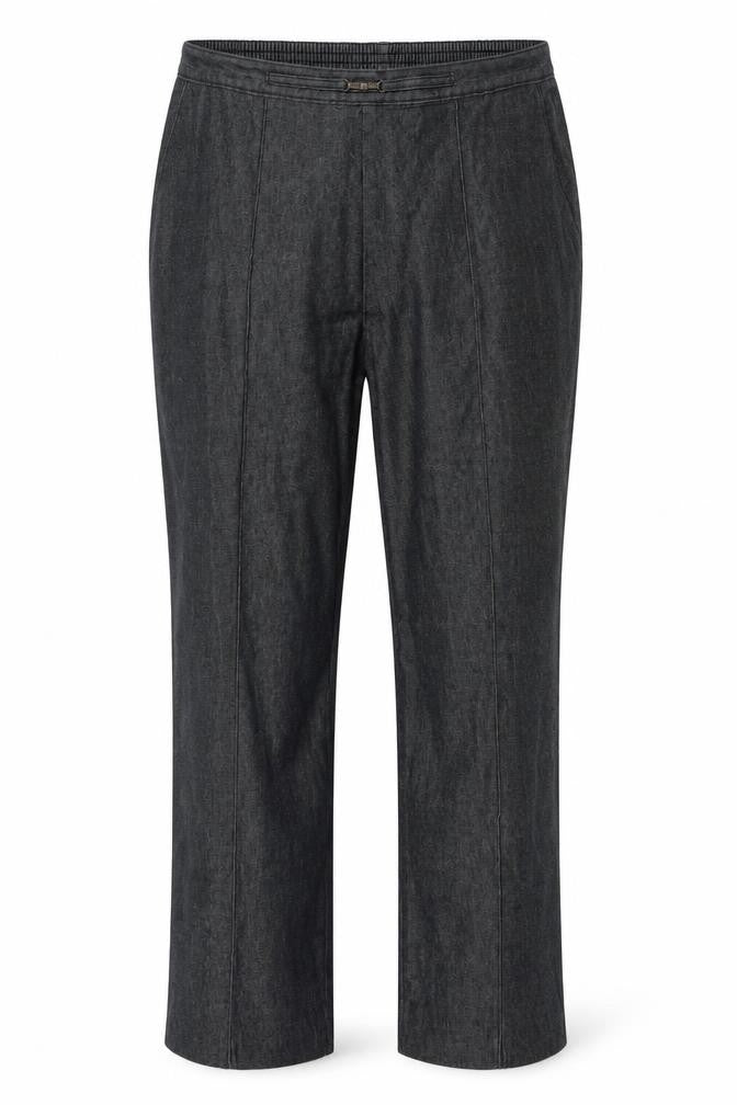 Marks & Spencer Womens Grey  Denim Dress Pants Trousers Size 14 L26 in