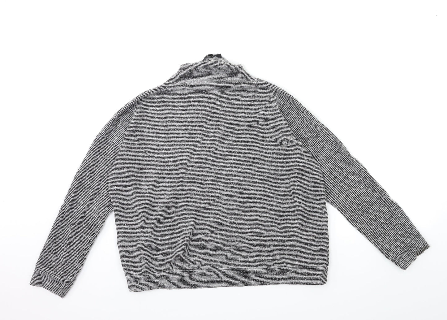 New Look Womens Grey  Knit Pullover Jumper Size S