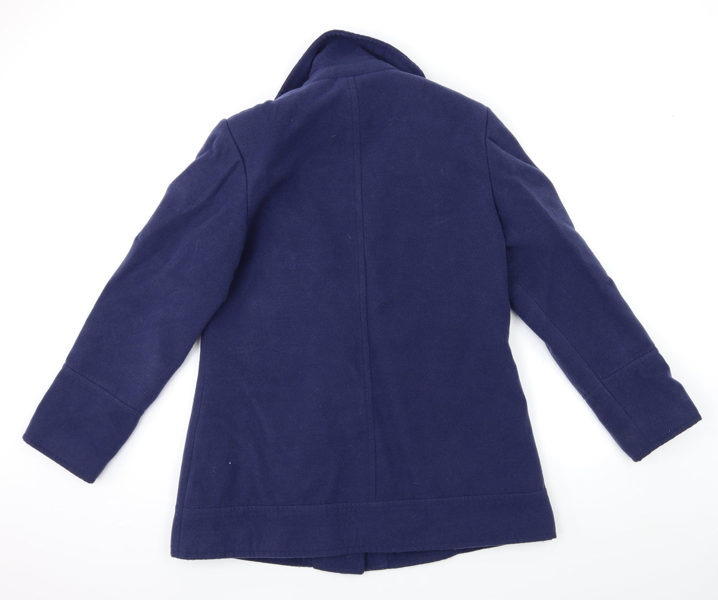So Fabulous Womens Blue   Overcoat Coat Size 14