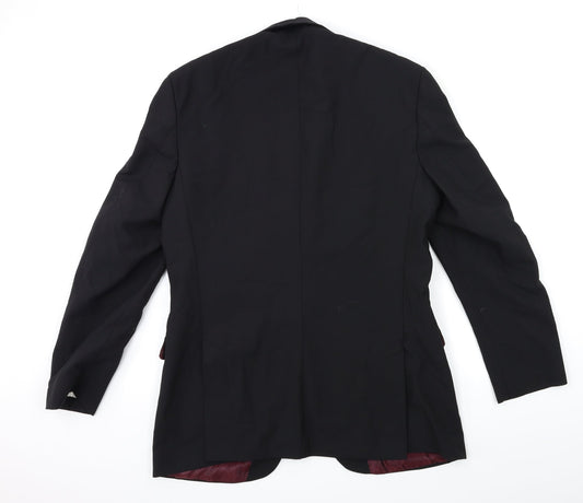 Tom English Mens Black    Suit Jacket Size 40