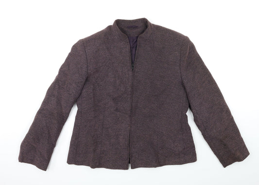 St Bernard Womens Purple   Jacket Coat Size 16