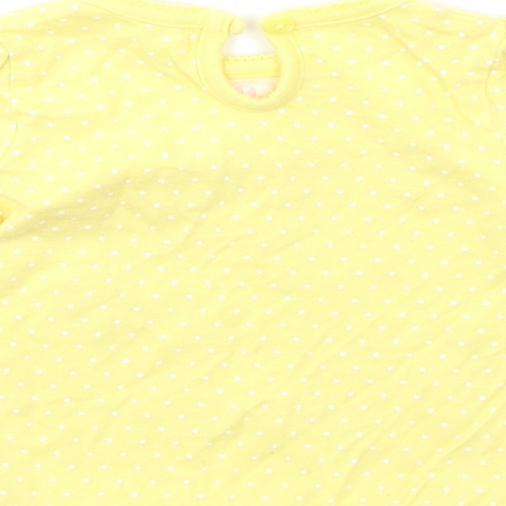 George Baby Yellow   Basic T-Shirt Size 0-3 Months