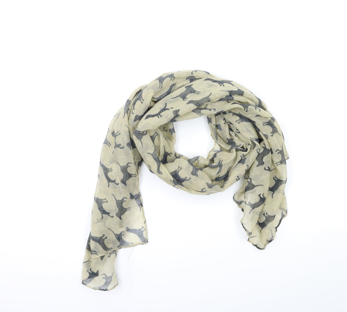 Preworn Womens Beige    Scarf