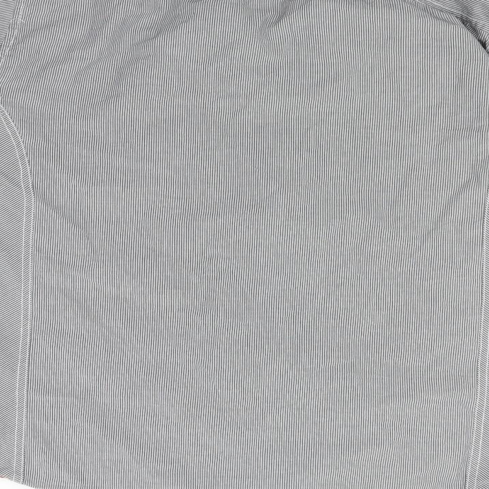 NEXT Mens Grey Polka Dot   Button-Up Size L