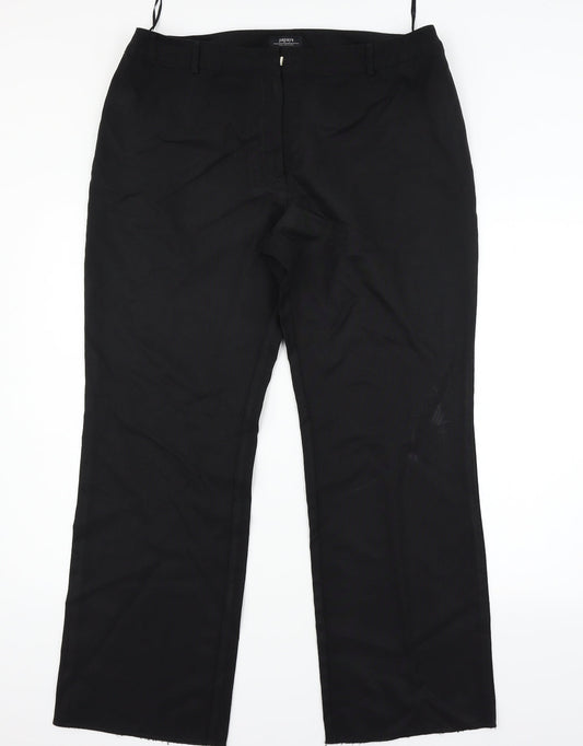papapa Womens Black   Trousers  Size 16 L27 in
