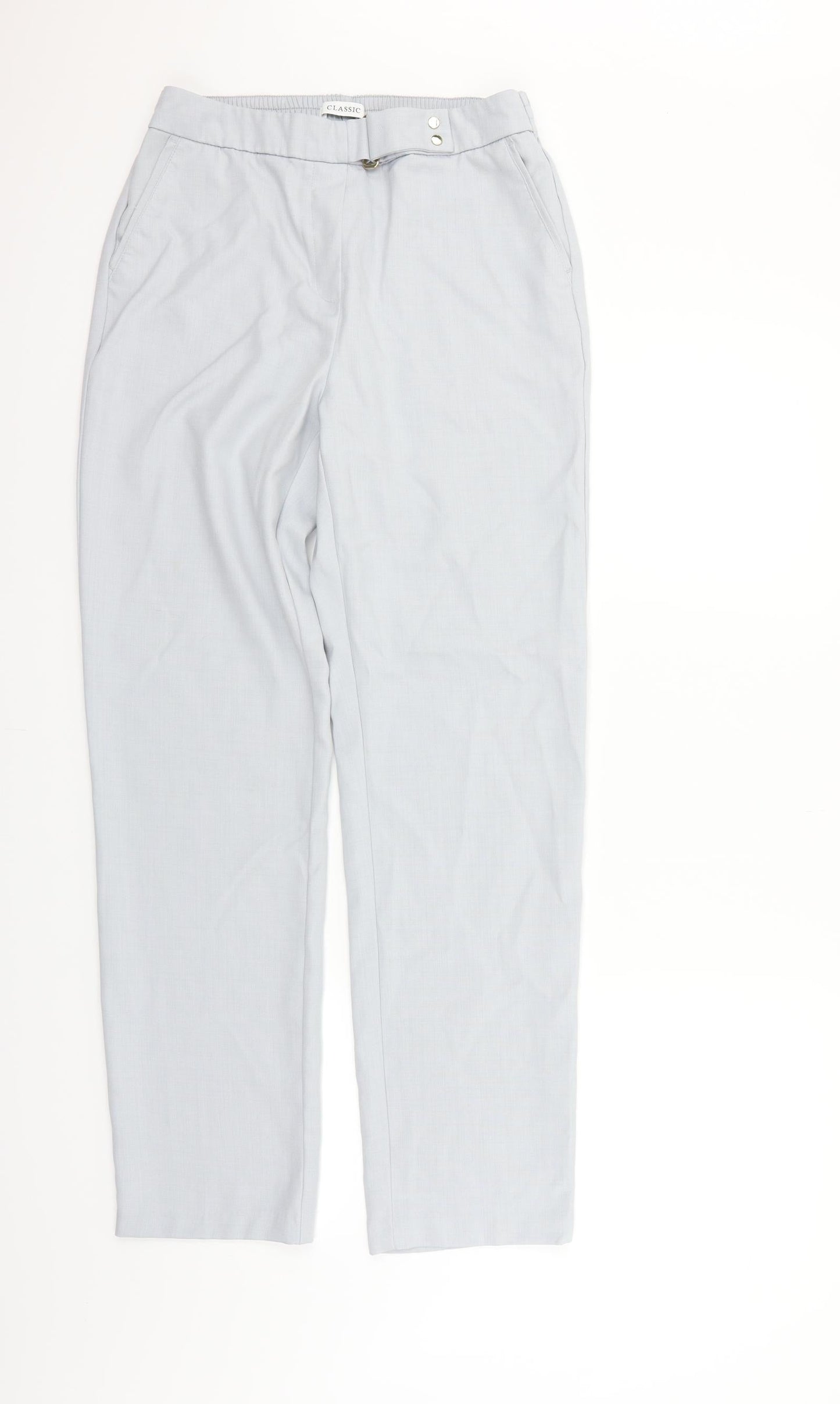 Marks and Spencer Womens Grey   Trousers  Size 10 L28 in