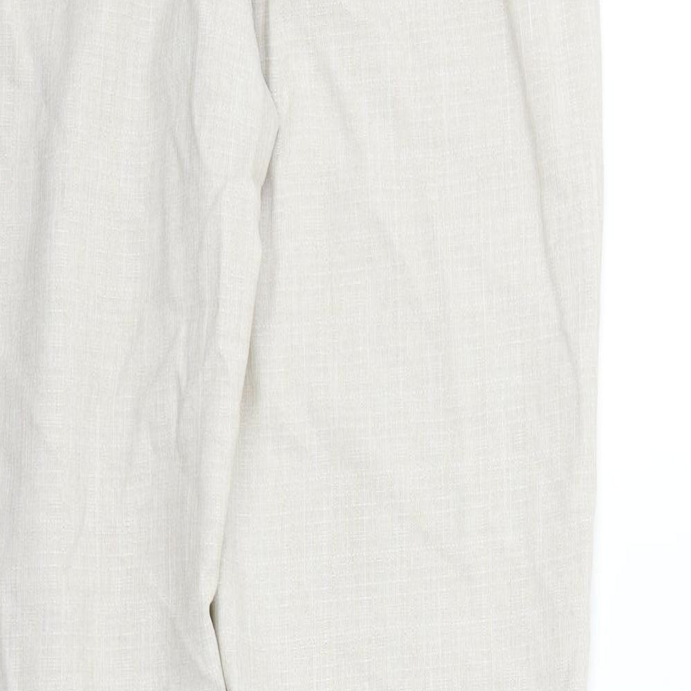 Marks and Spencer Womens Beige   Trousers  Size 12 L30 in