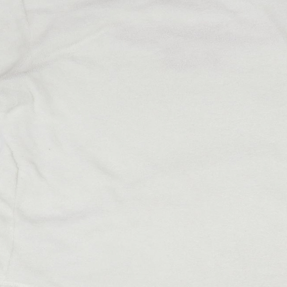 LOVE TO LOUNGE Girls White Solid  Top Pyjama Top Size S  - Cuddle Me