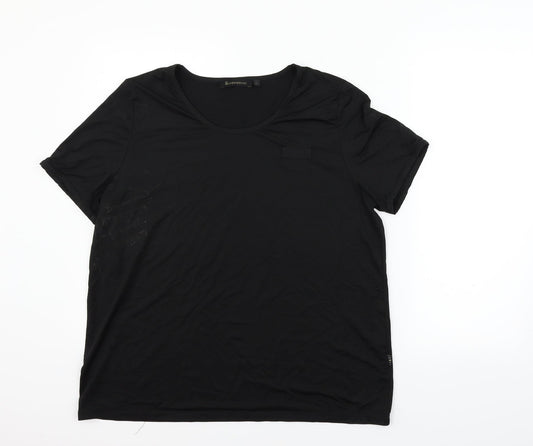 incorporatewear Womens Black   Basic Blouse Size L