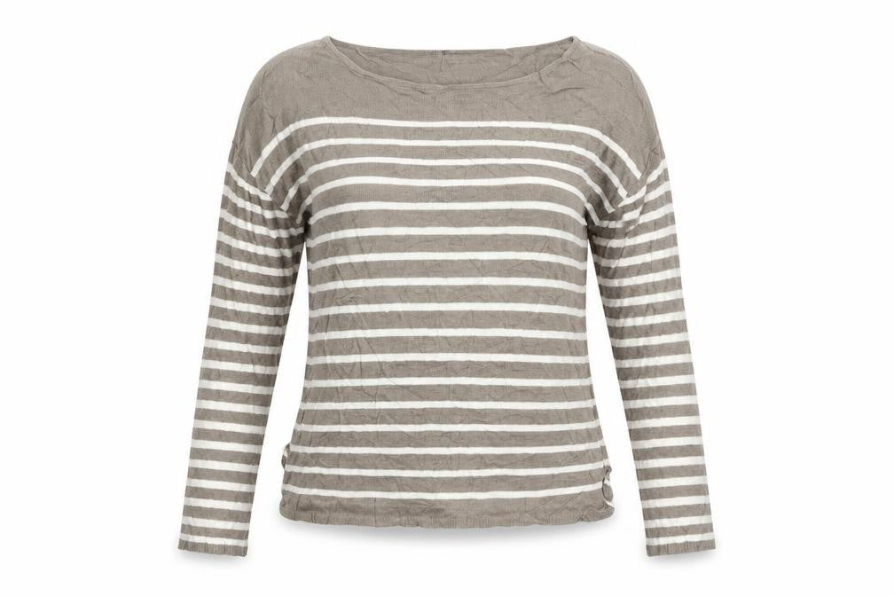 Mango Womens Beige Striped  Pullover Jumper Size S