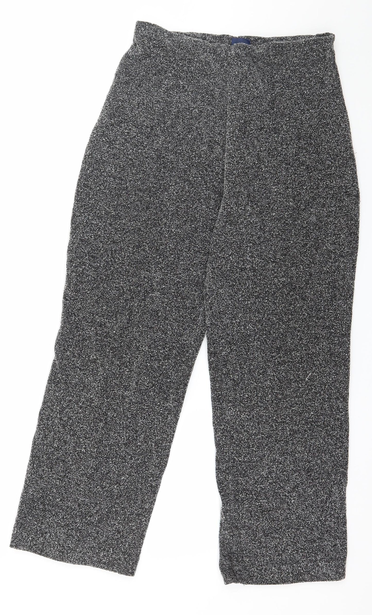 DASH Womens Grey  Jersey Trousers  Size 12 L26 in