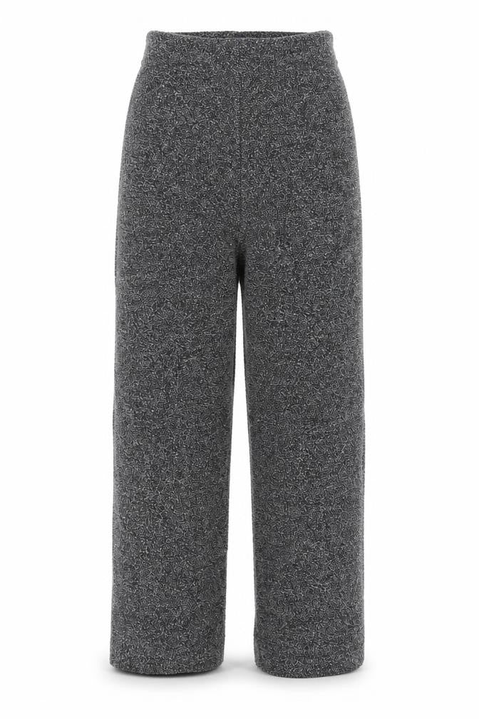Dash Womens Grey  Jersey Trousers  Size 12 L26 in