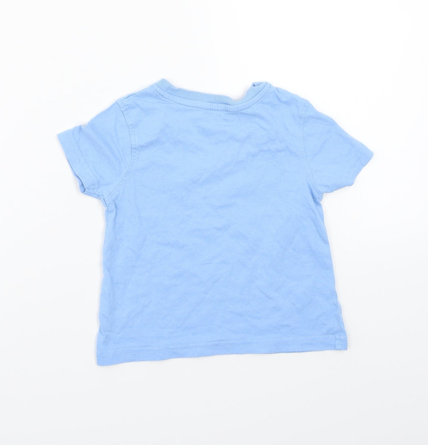George Boys Blue   Basic T-Shirt Size 12-18 Months