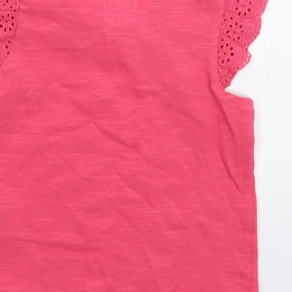 Fred & Flo Girls Pink   Basic T-Shirt Size Newborn