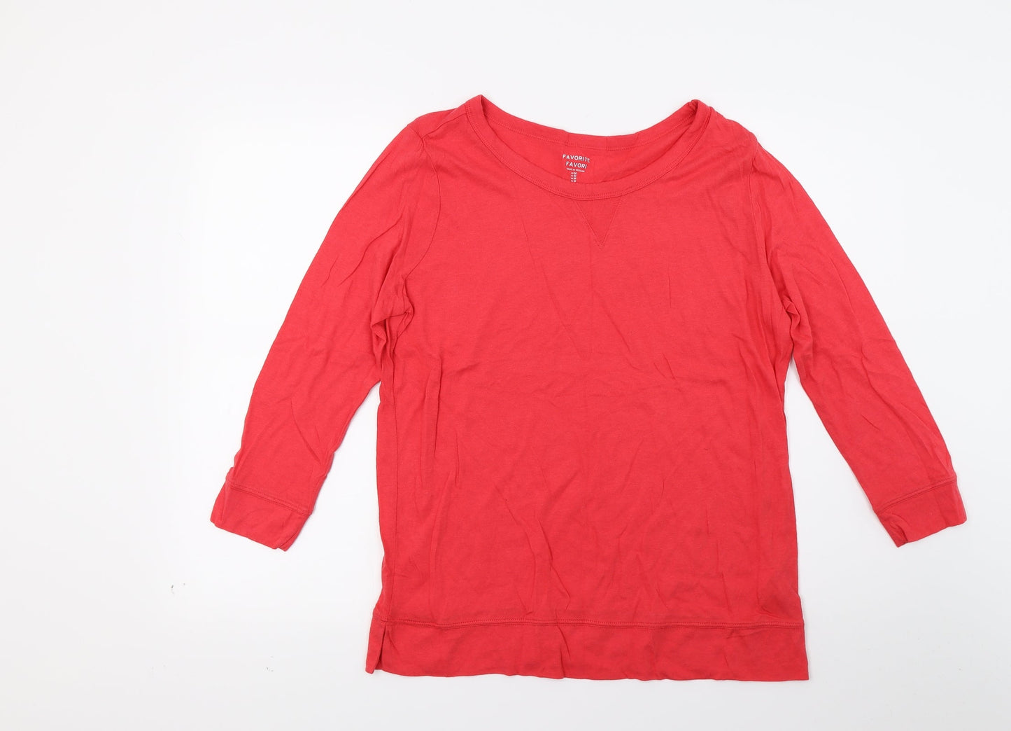Gap Womens Red  Jersey Tunic T-Shirt Size M