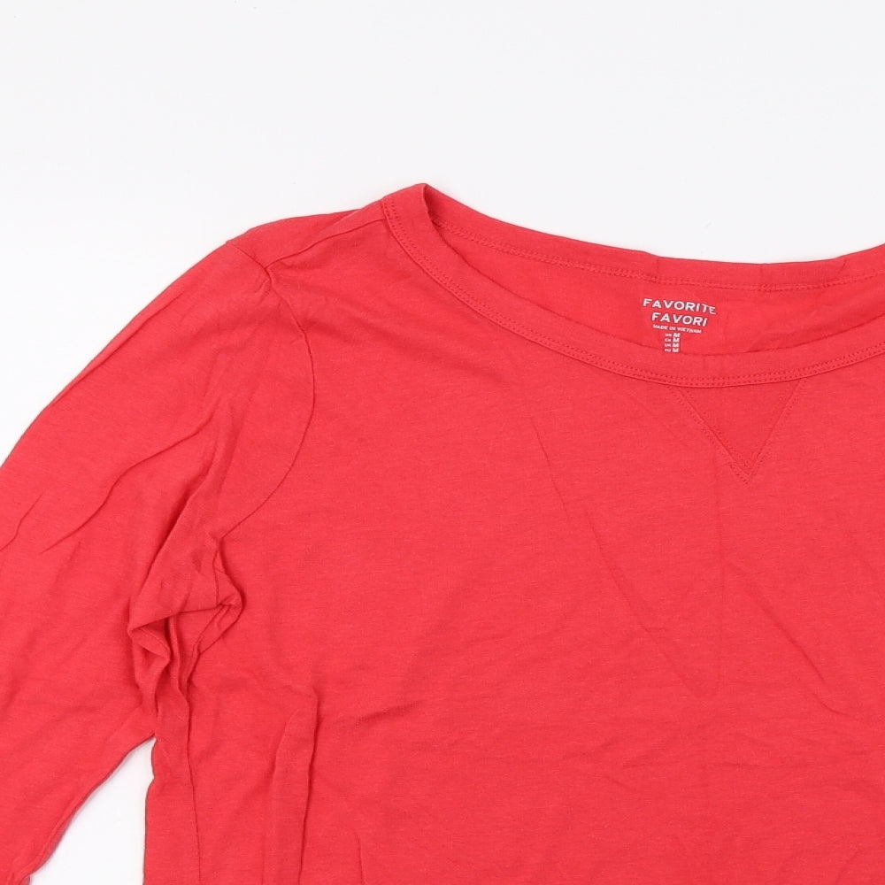 Gap Womens Red  Jersey Tunic T-Shirt Size M