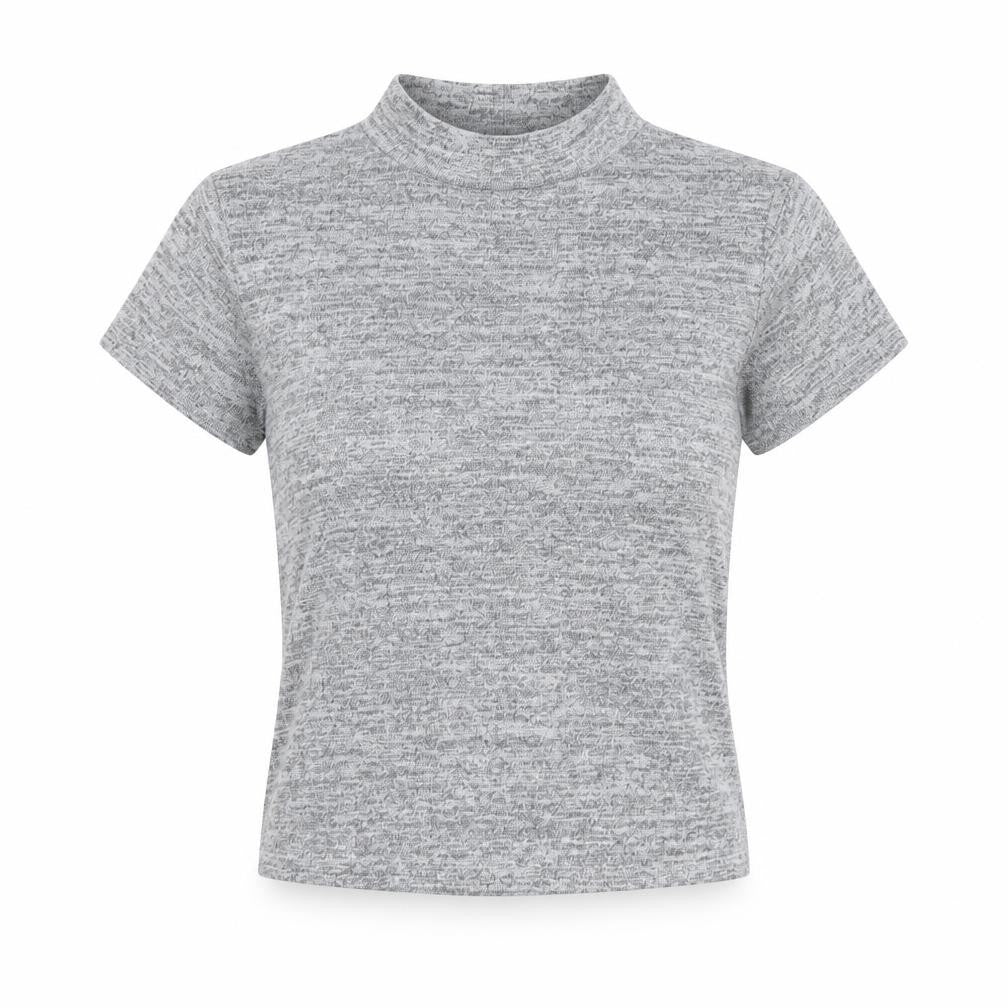 New Look Womens Grey   Cropped Blouse Size 8