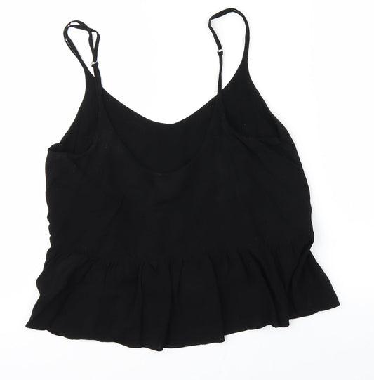 Topshop Womens Black   Basic Blouse Size 8