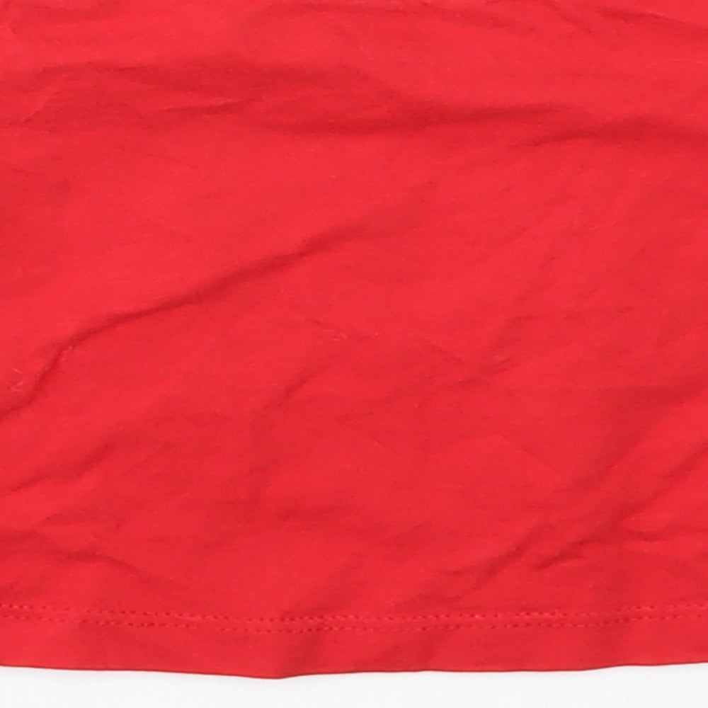 Nutmeg Baby Red   Basic T-Shirt Size 0-3 Months  - christmas