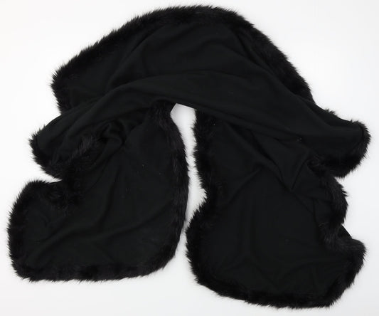 Unbranded Womens Black  Fleece Cape Jumper One Size