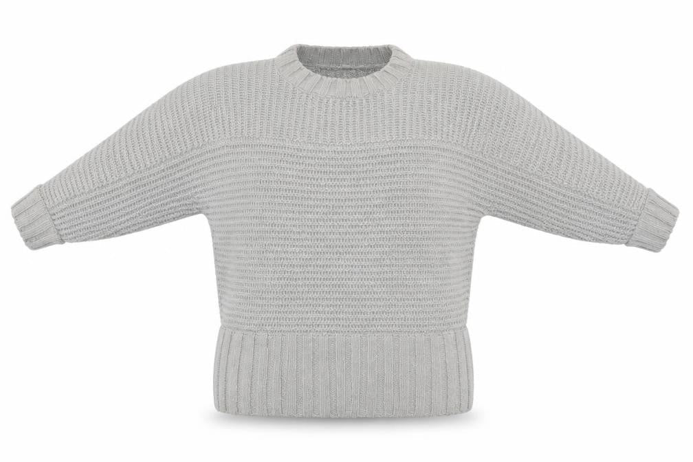 M&S Womens Grey  Knit Pullover Jumper Size M