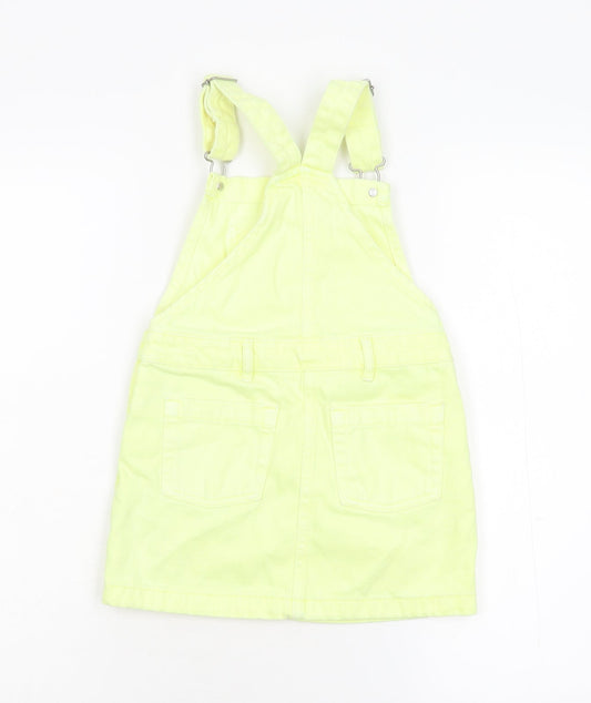 NEXT Girls Yellow   Dungaree One-Piece Size 5 Years