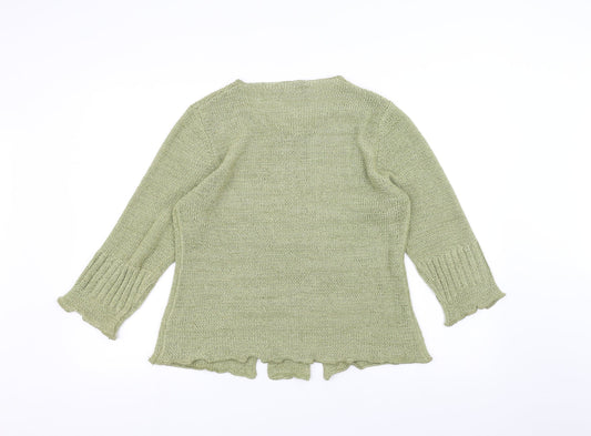 STEPHEN Womens Green  Knit Pullover Jumper Size M