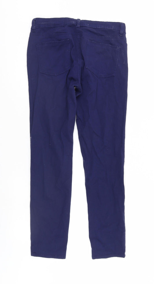 NEXT Womens Blue  Denim Tapered Jeans Size 10 L28 in