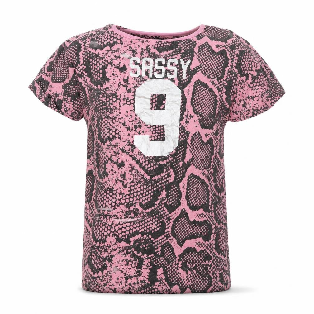 Studio Girls Multicoloured Animal Print  Basic T-Shirt Size 8-9 Years