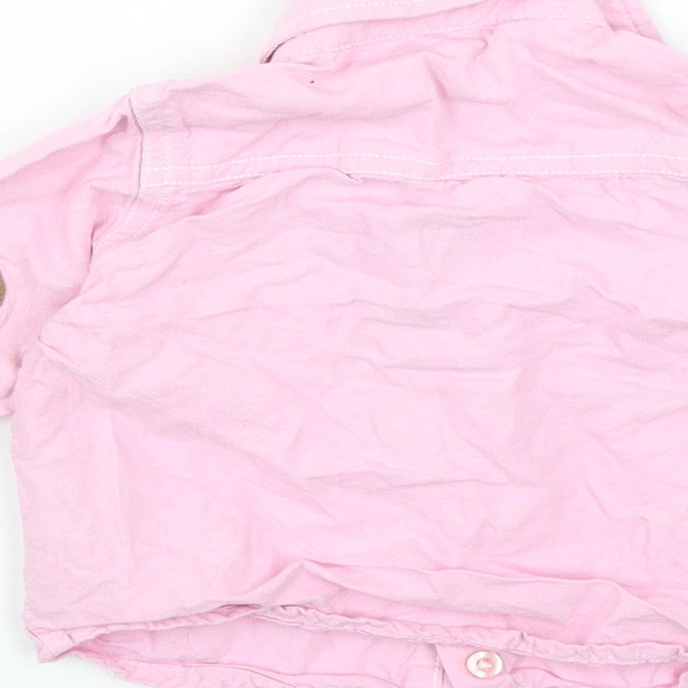 Rebel Girls Pink   Basic Button-Up Size 9-12 Months