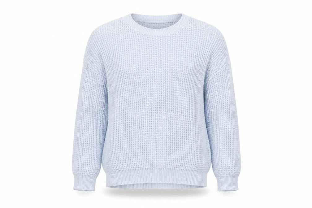 Hearts & Bows Womens Blue  Knit Pullover Jumper Size M