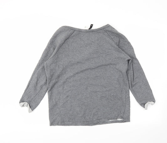 H&M Womens Grey   Pullover Jumper Size S