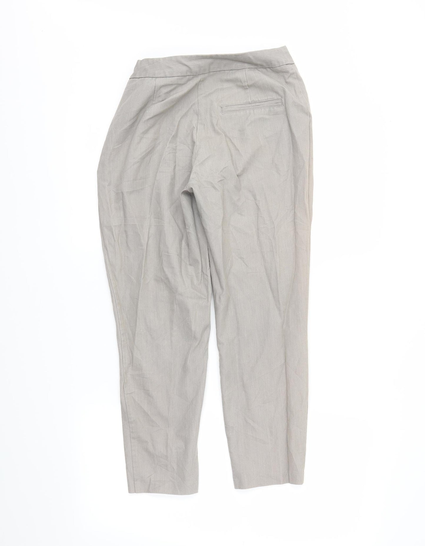 ASOS Womens Grey   Trousers  Size 10 L22.5 in