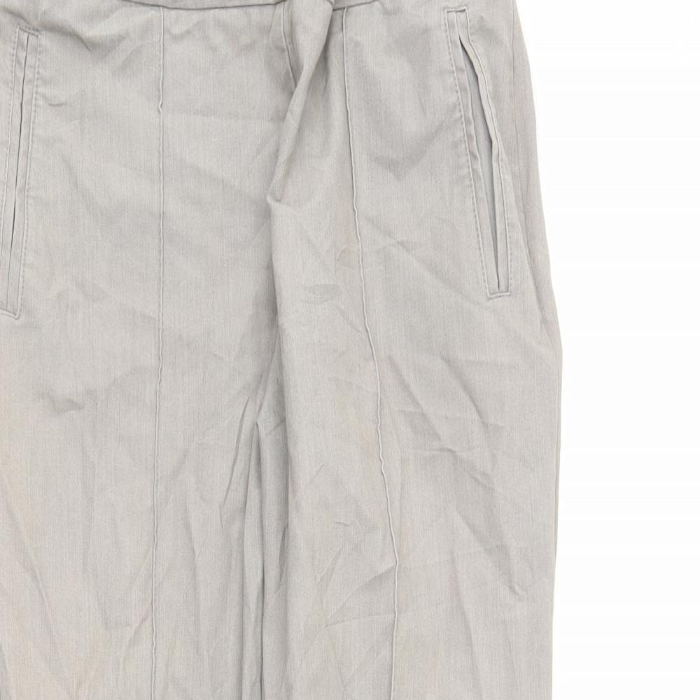 ASOS Womens Grey   Trousers  Size 10 L22.5 in