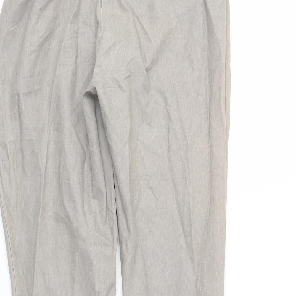 ASOS Womens Grey   Trousers  Size 10 L22.5 in
