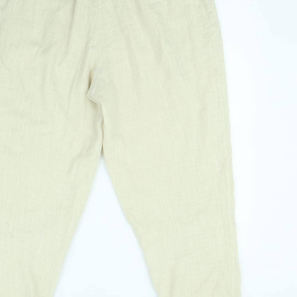 In the Style Womens Beige   Trousers  Size 28 in L28 in