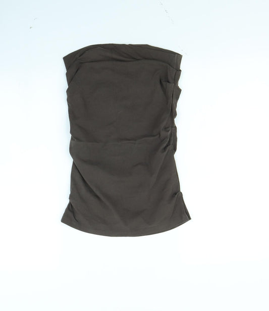 United Colors of Benetton Womens Brown   Peasant Skirt Size 26