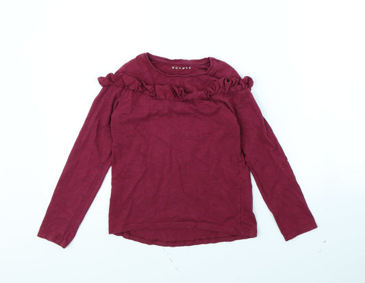 Nutmeg Girls Purple   Basic T-Shirt Size 8 Years