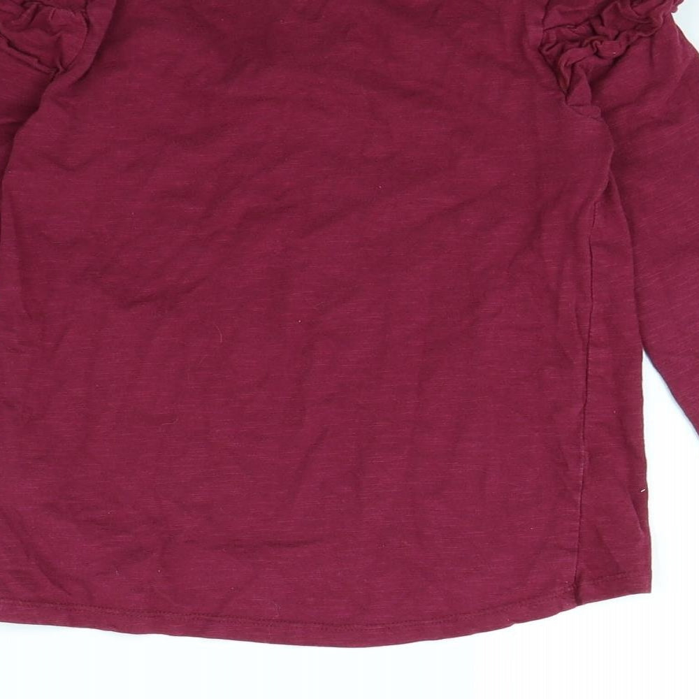 Nutmeg Girls Purple   Basic T-Shirt Size 8 Years