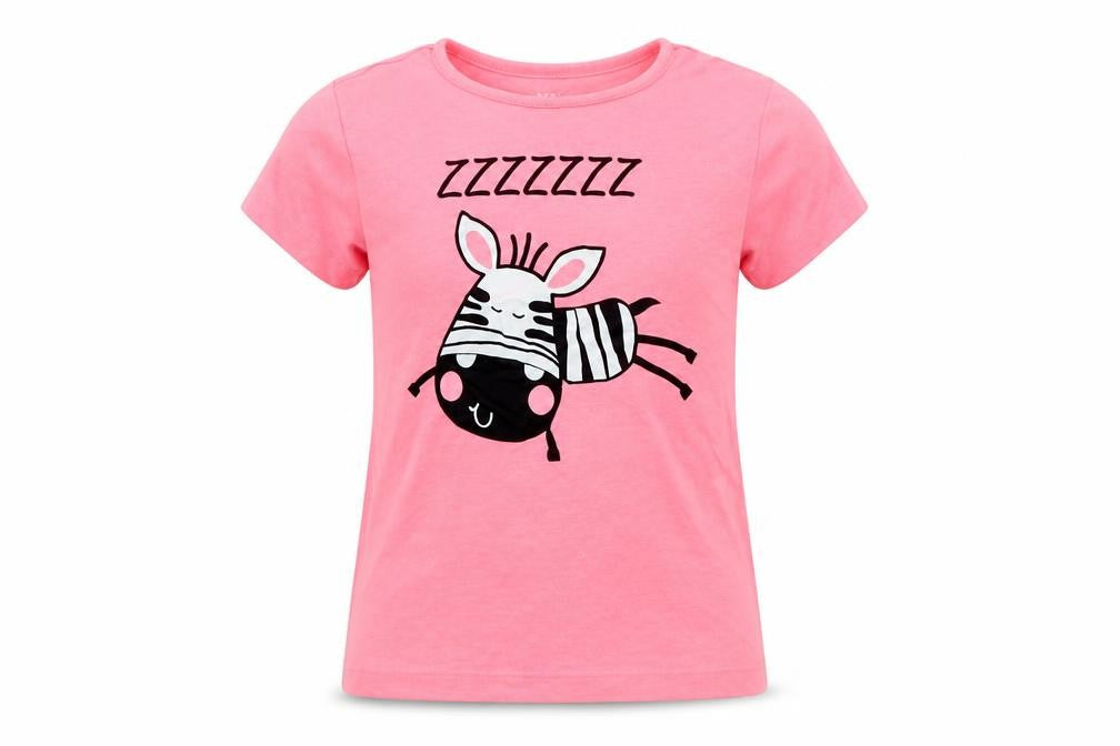 YD Girls Pink   Basic T-Shirt Size 7 Years