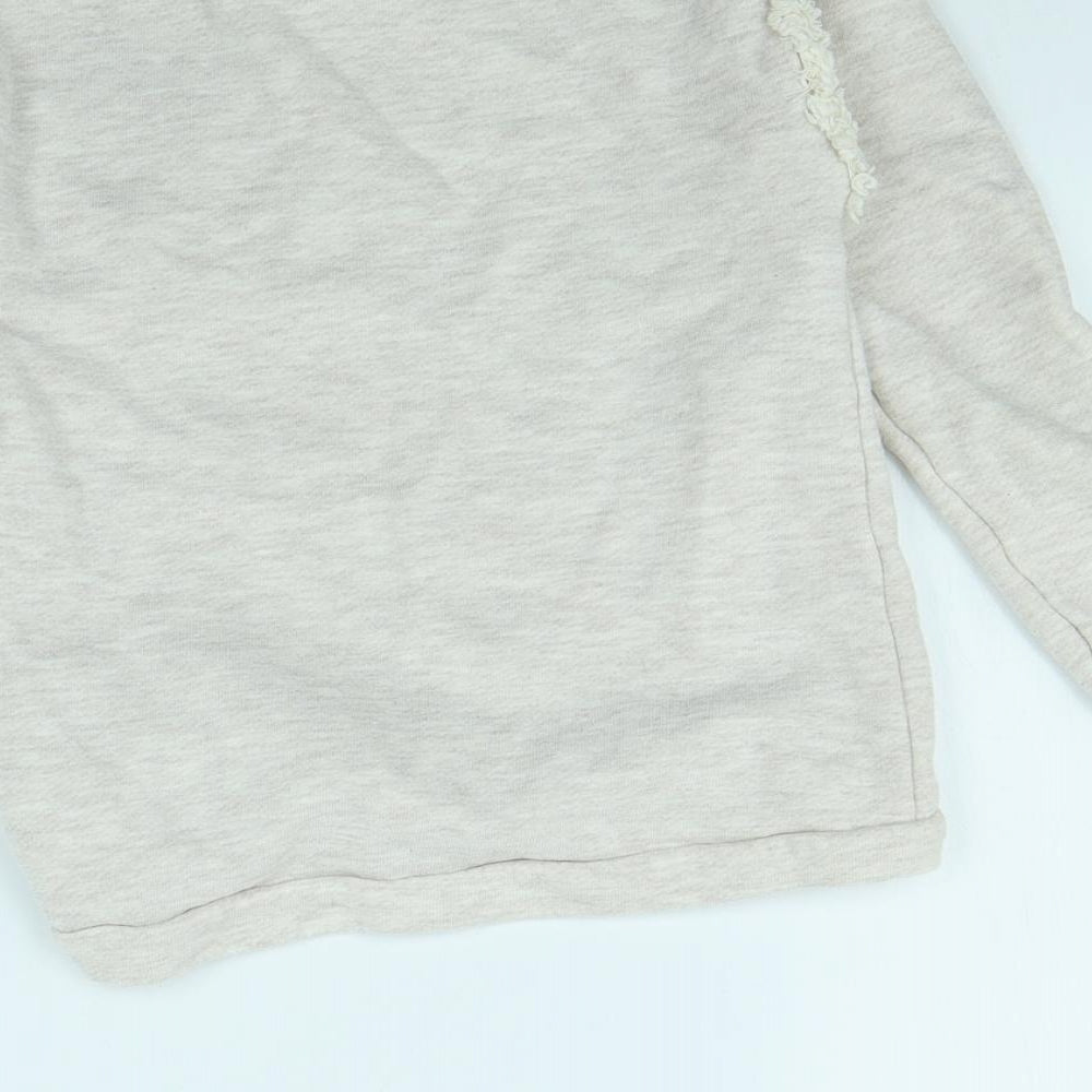 Nutmeg Girls Beige   Pullover Jumper Size 9 Years