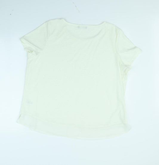 Papaya Womens Beige   Basic Blouse Size 20