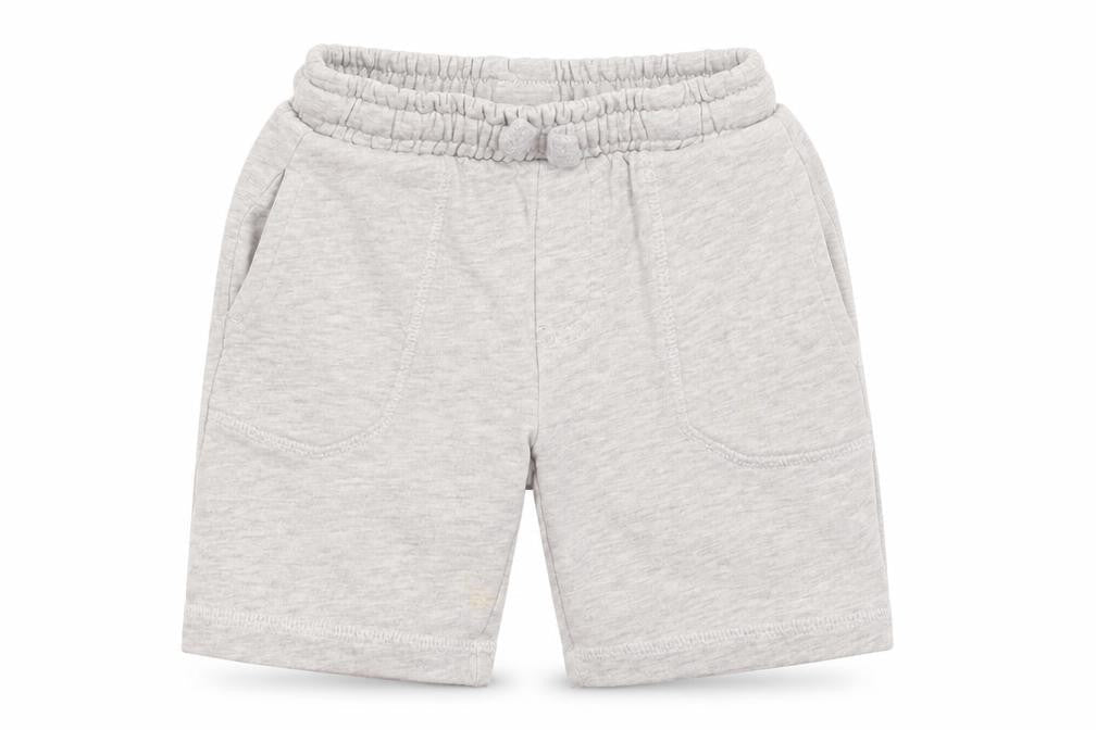 Front view of mni club Baby Grey sweatpants, size 12, Months
