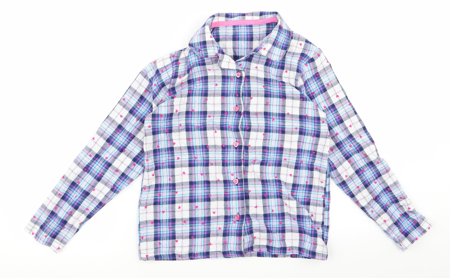George Girls Blue   Basic Button-Up Size 8 Years