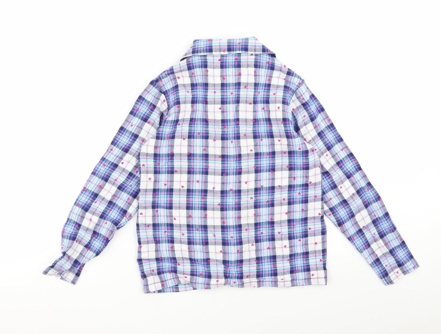 George Girls Blue   Basic Button-Up Size 8 Years