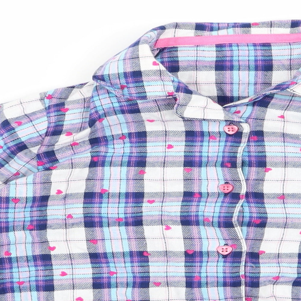 George Girls Blue   Basic Button-Up Size 8 Years